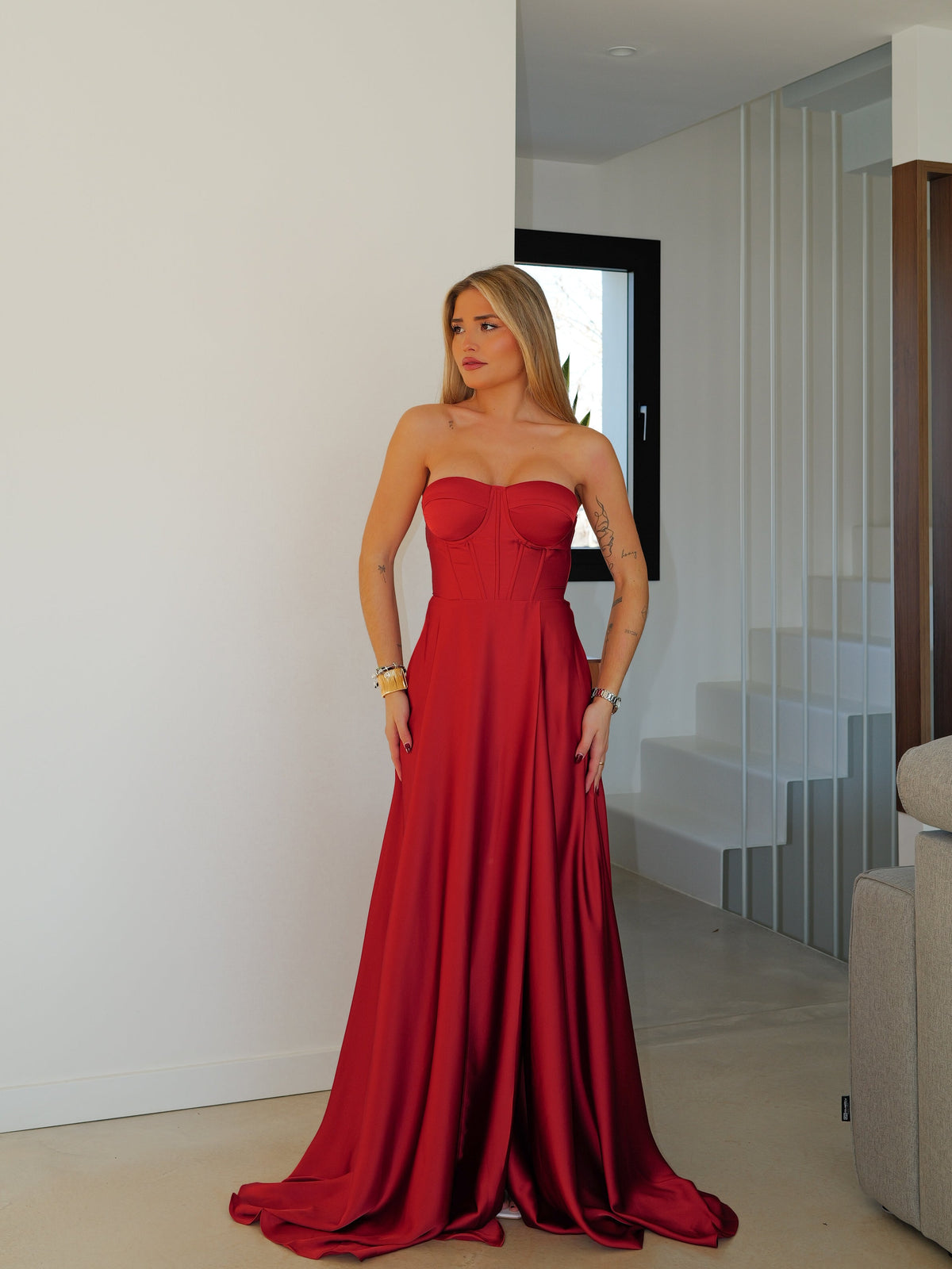 Vestido corse palabra caldera