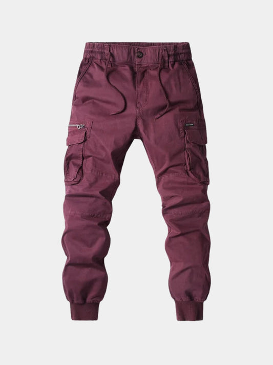 Darío | Pantalones Cargo Jogger Hombre Bolsillos Laterales Cintura Elástica
