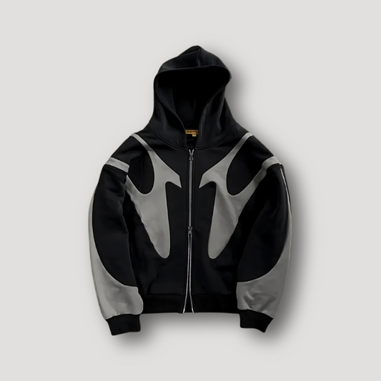 Darío | Sudadera con Cremallera Hombre con Capucha Estampado Gráfico