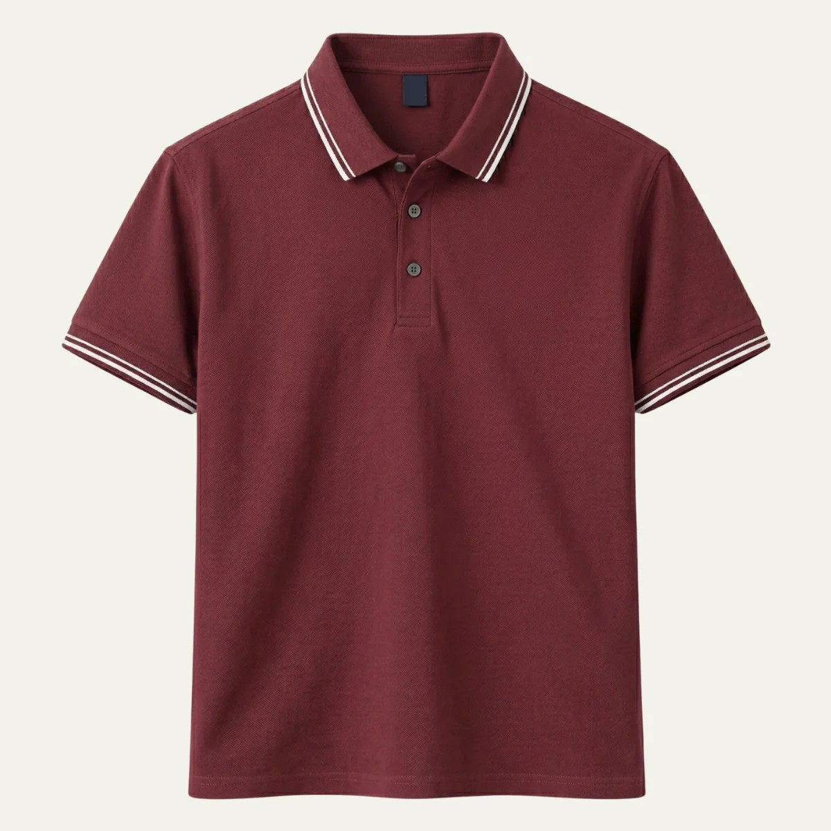 Emilio | Polo de Algodón de Manga Corta Hombre Cuello Contraste