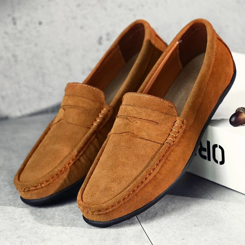 Ernesto | Mocasines de Ante Hombre Suela Goma