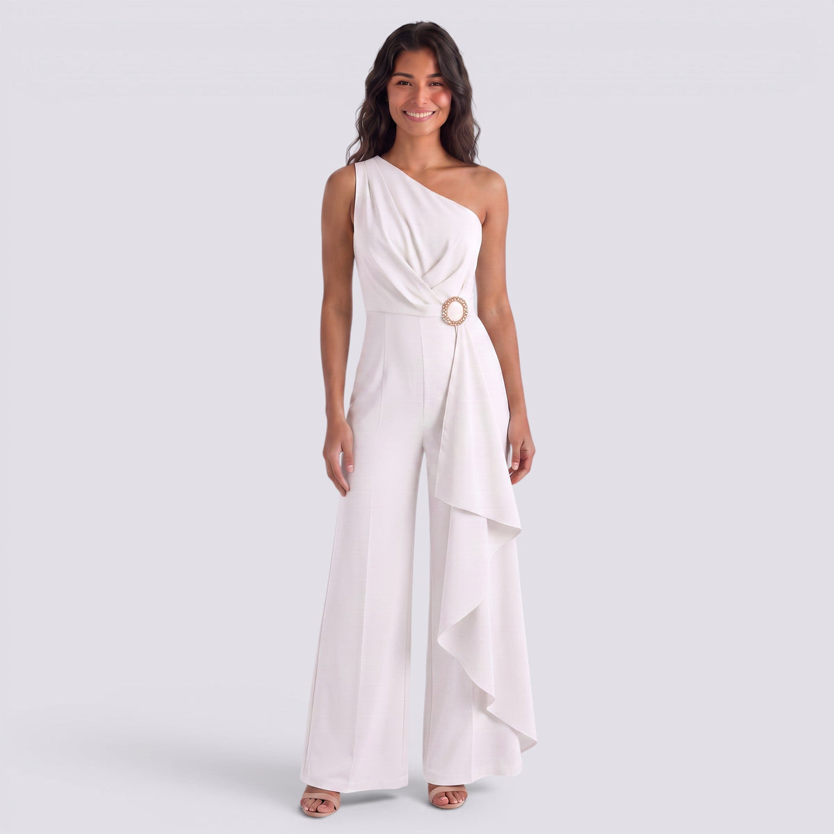 Mono Largo Asimétrico Elegante para Mujer