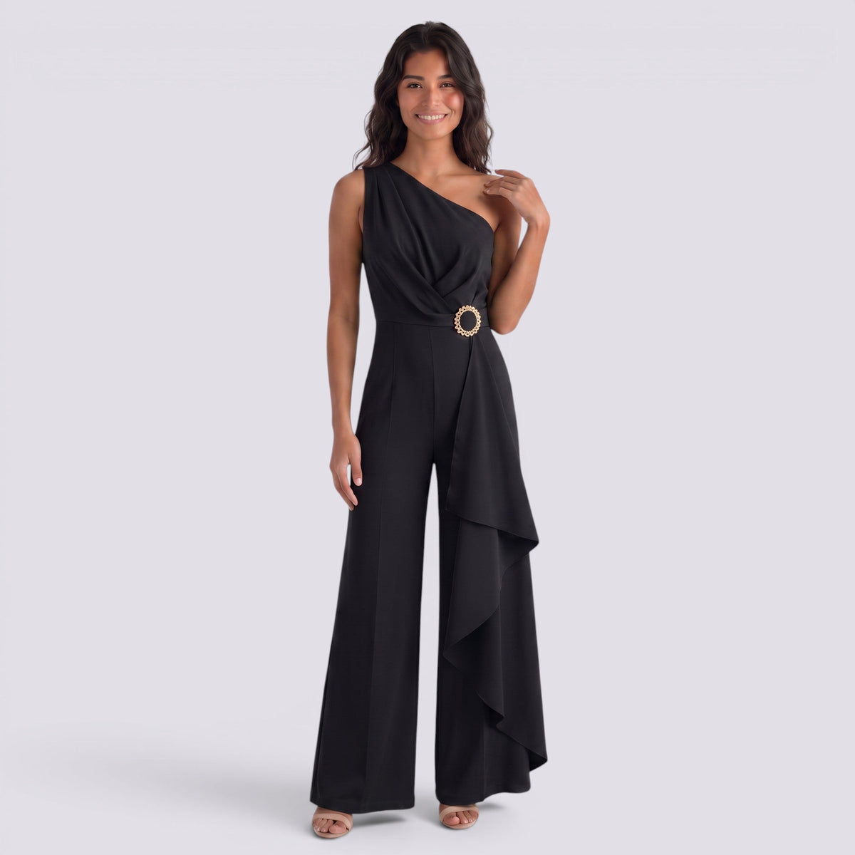 Mono Largo Asimétrico Elegante para Mujer