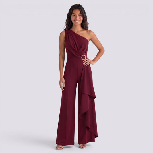 Mono Largo Asimétrico Elegante para Mujer
