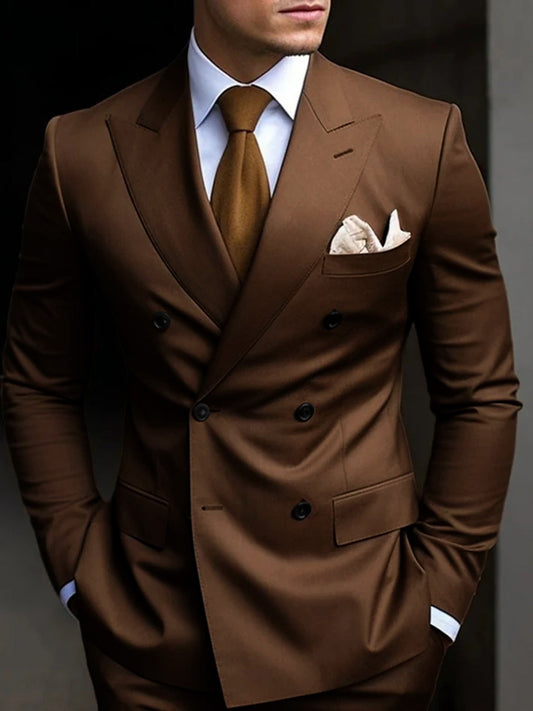 Gonzalo | Traje de Novio Doble Botonadura Hombre Corte Slim