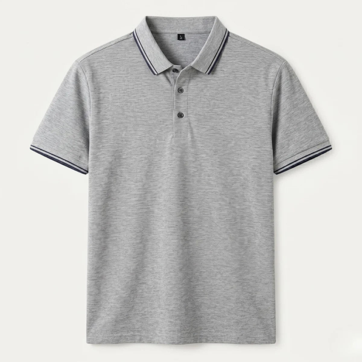 Iker | Polo de Algodón de Manga Corta Hombre Cuello Contraste