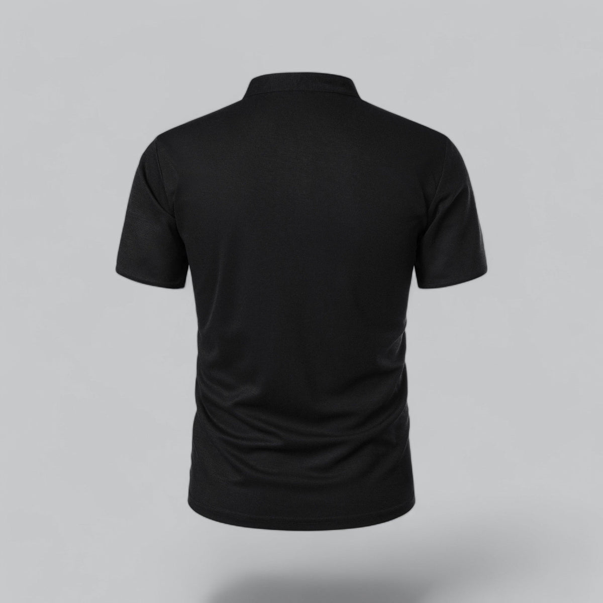 Mikel | Polo de Manga Corta Hombre Cuello Mao Algodón