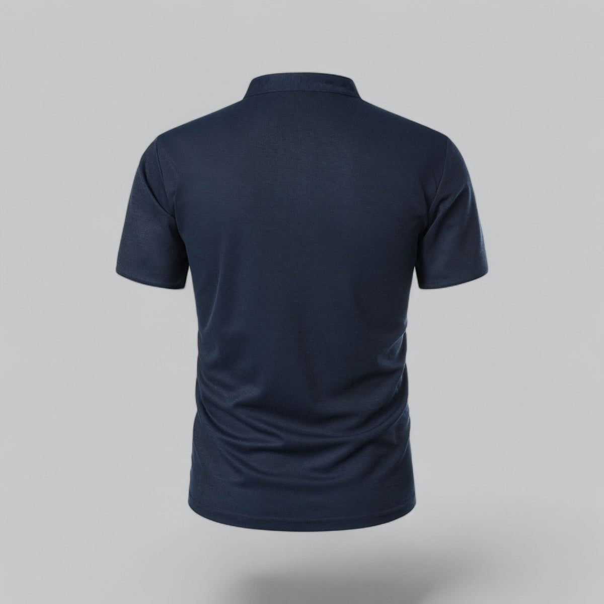 Mikel | Polo de Manga Corta Hombre Cuello Mao Algodón