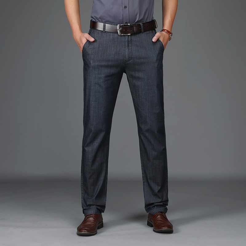 Rodrigo | Jeans Hombre Corte Clásico Denim Elástico Cintura Alta