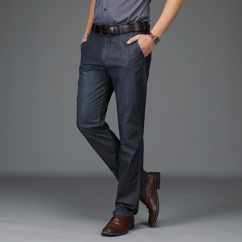 Rodrigo | Jeans Hombre Corte Clásico Denim Elástico Cintura Alta