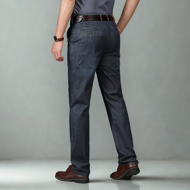 Rodrigo | Jeans Hombre Corte Clásico Denim Elástico Cintura Alta