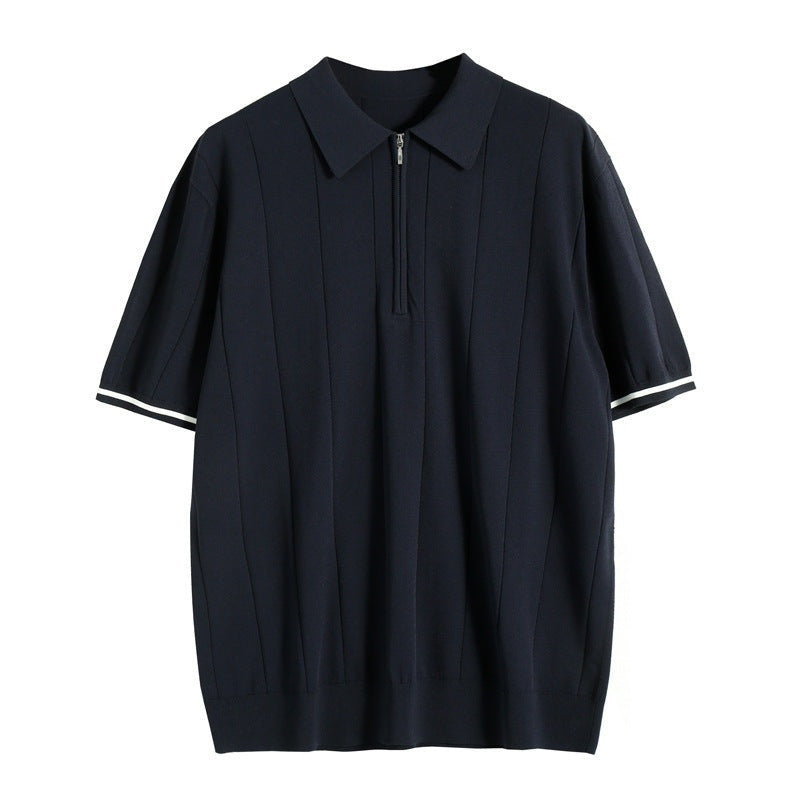 Rodrigo | Polo de Punto con Cremallera Hombre Manga Corta