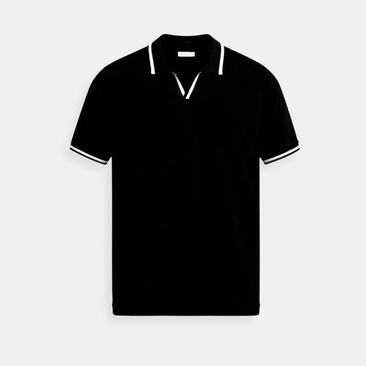 Rodrigo | Polo de Punto de Manga Corta Hombre Cuello Abierto