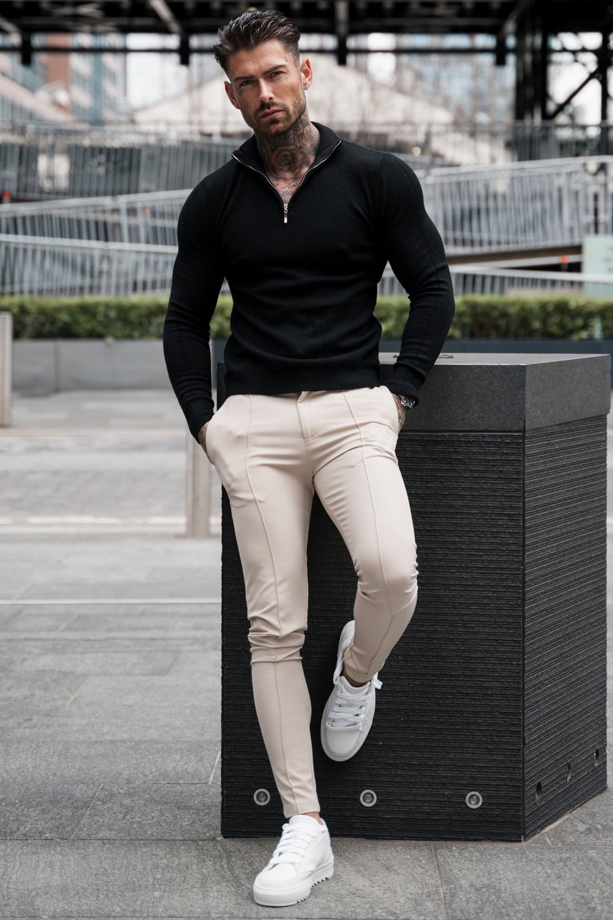 Salvador | Pantalón Chino Slim Fit Hombre Corte Tapered