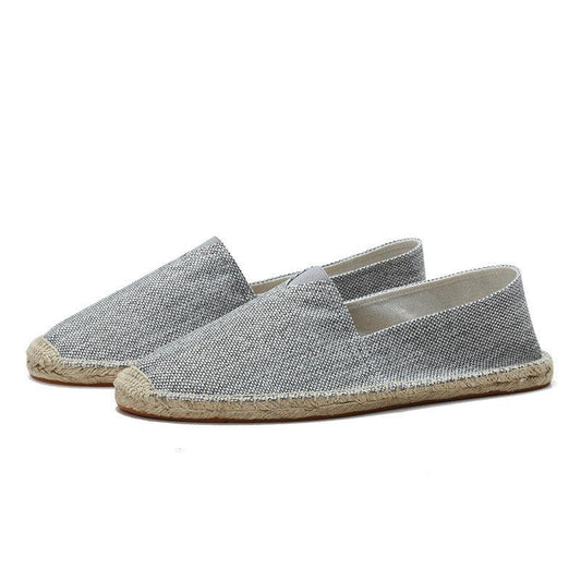 Sergio | Espadrillas de Lino Sin Cordones Hombre Suela Yute